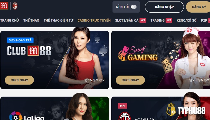 top 10 casino trực tuyến